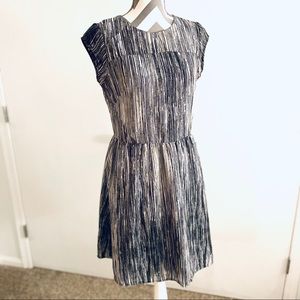 Black and White Striped Dress